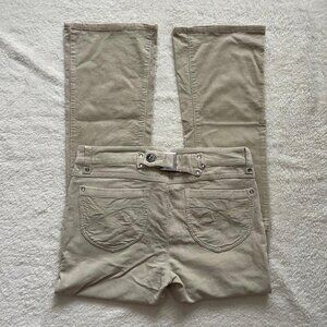 Y2K 725 Originals Tan Corduroy Flare Pants